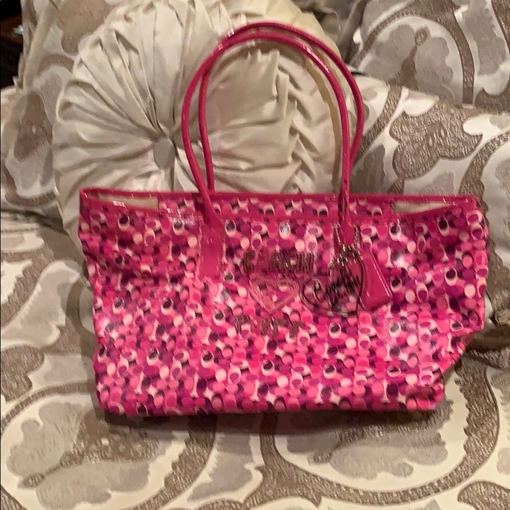 One if my most fun purses EVER! Cheery pink poppy!